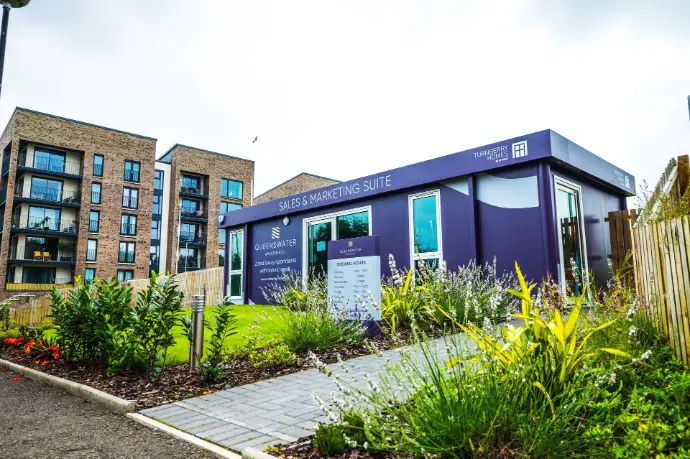 small post and panel information sign